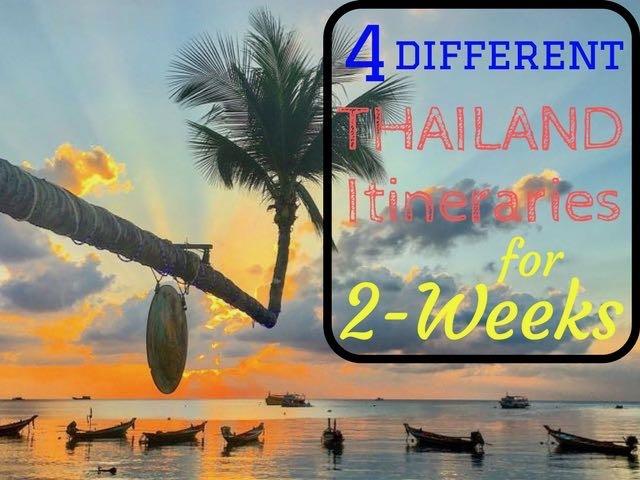 thailand itineraries for 2 weeks