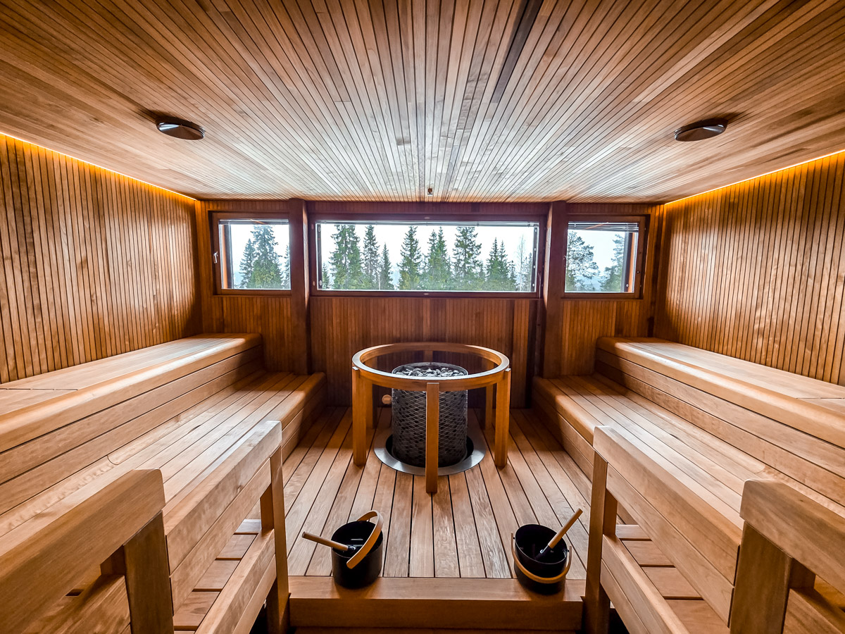 arctic panorama resort sauna