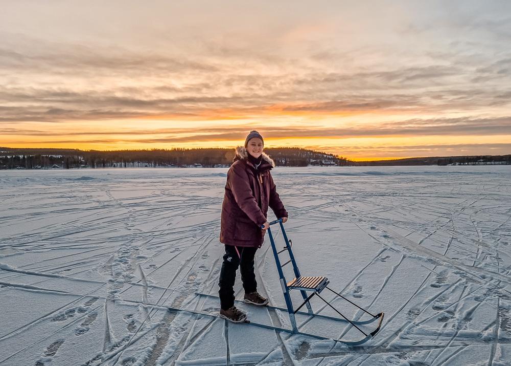 Arctic SnowHotel Lake activity 1