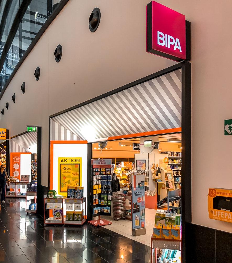 bipa store vienna airport