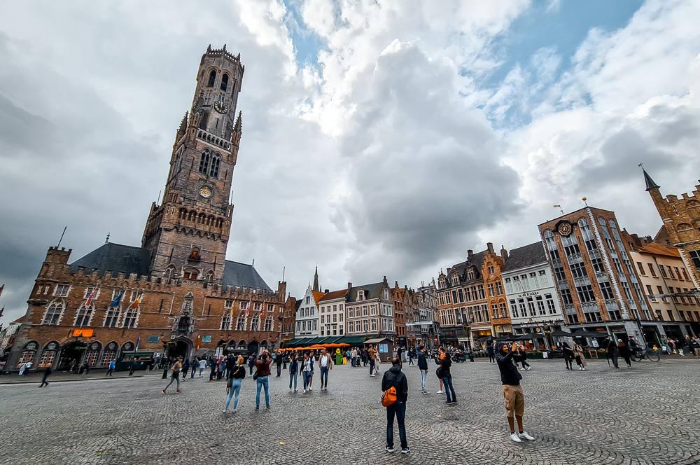 Bruges Market Square Belfry