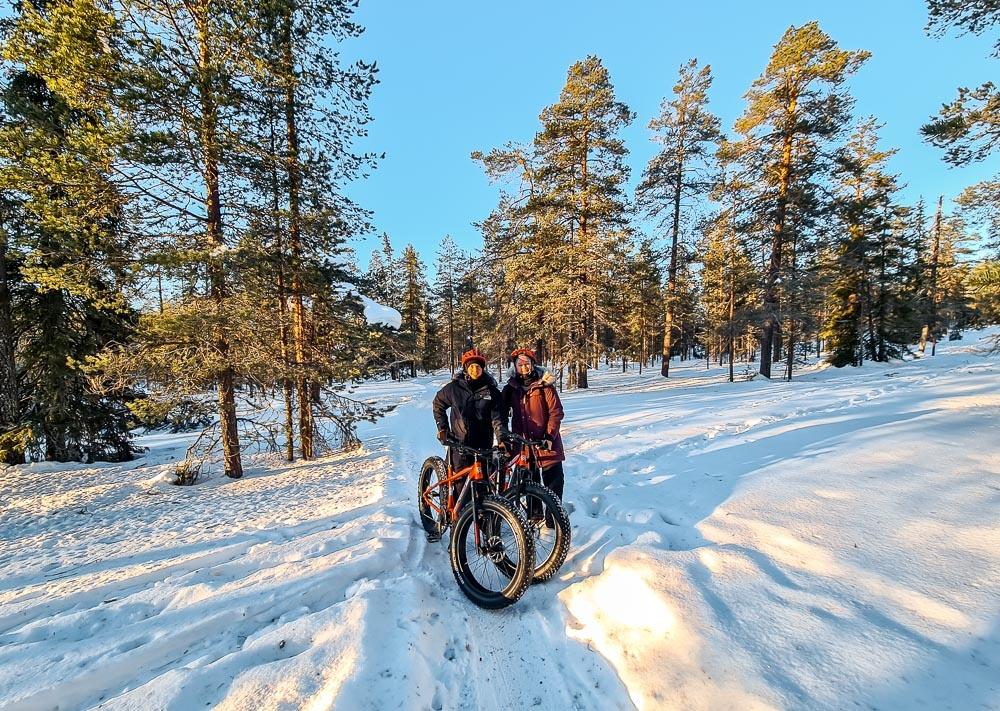 e fat bike tour rovaniemi