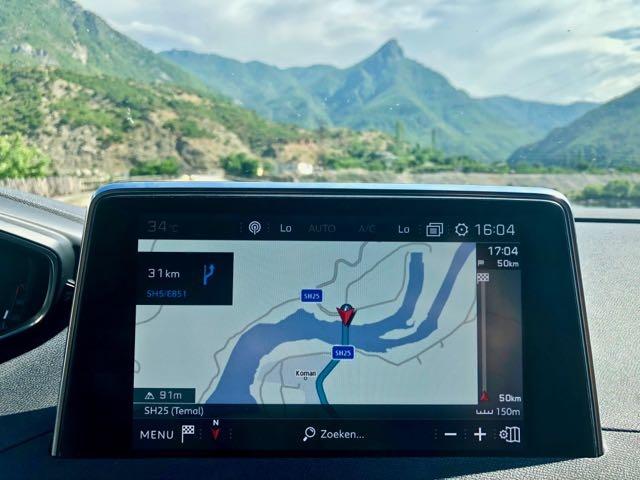 from shkoder to koman albania