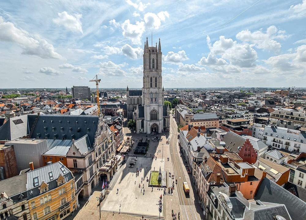 Ghent view from belfry 2