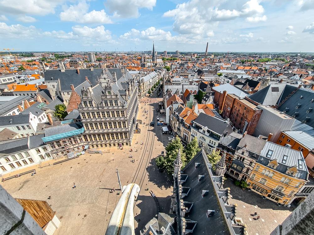Ghent view from belfry 3
