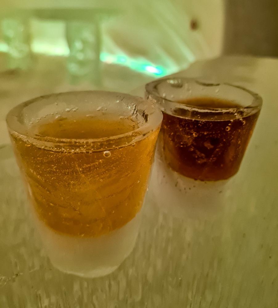 Ice Bar drinks