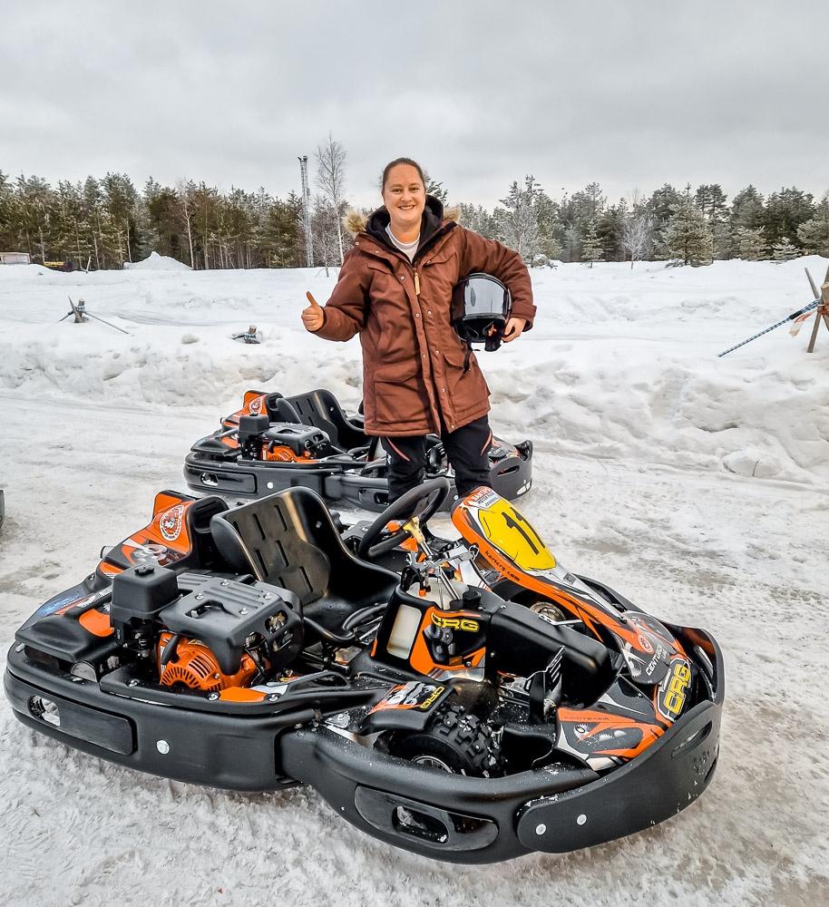 ice karting rovaniemi