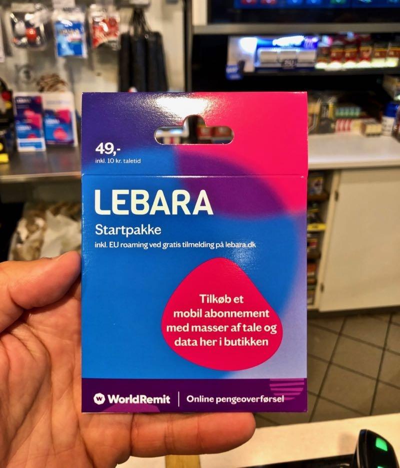 lebara denmark sim card