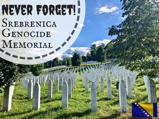 never forget srebrenica genocide memorial