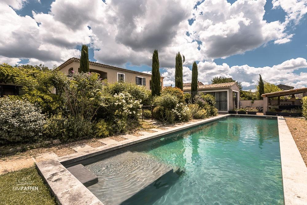Pool area Le Mas de Cink