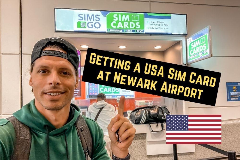 buying a SIM card at Newark Airport EWR