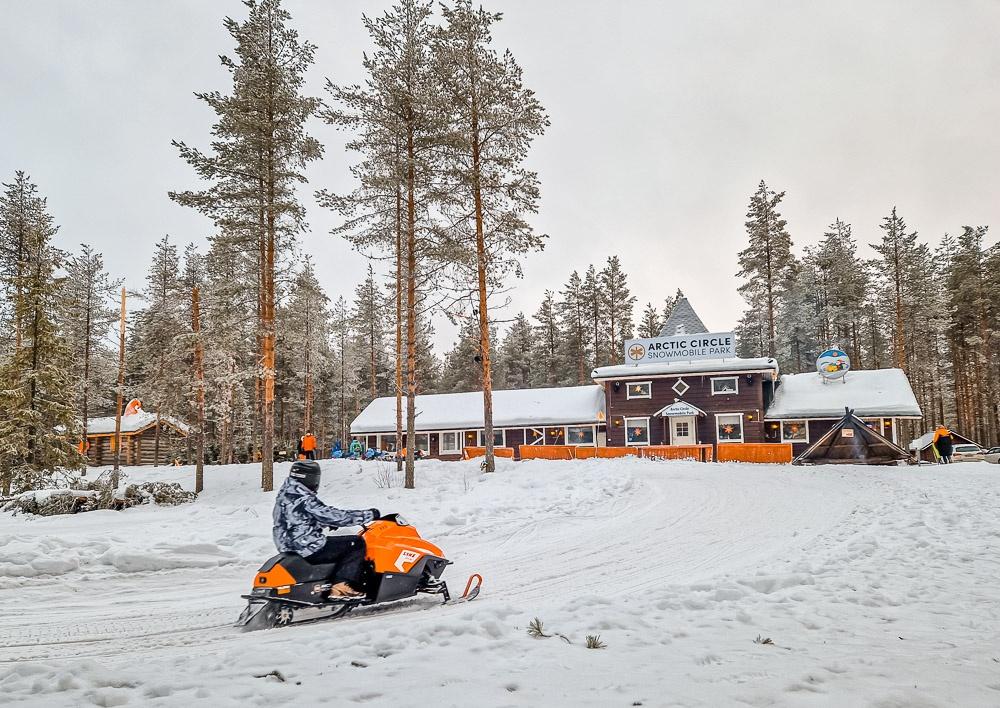 SnowMobile for kids rovaniemi