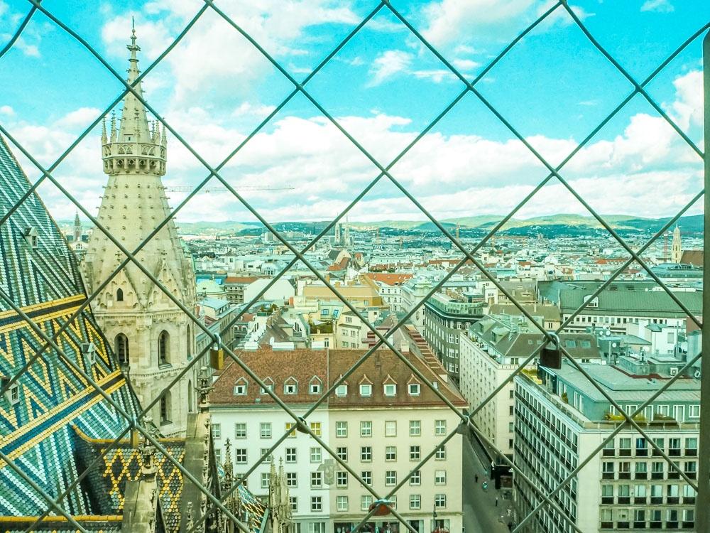 St Stephens Cathedral view platform vienna