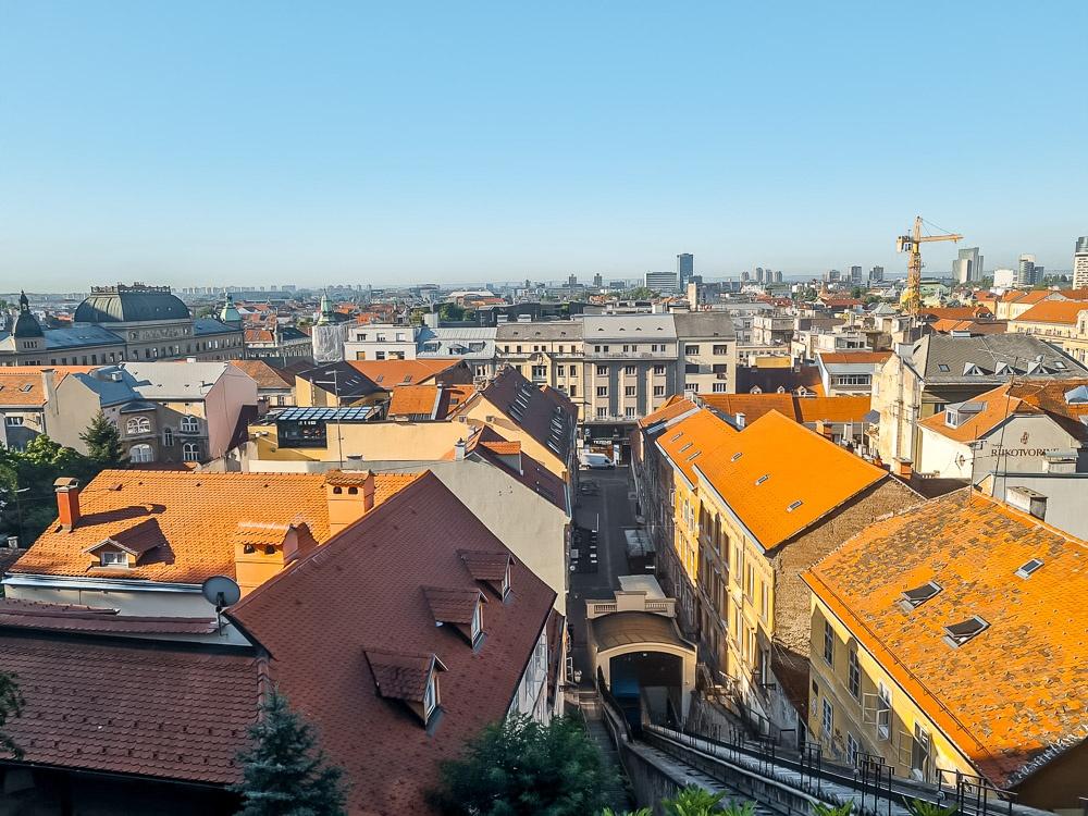 Strossmayer promenade Upper town zagreb