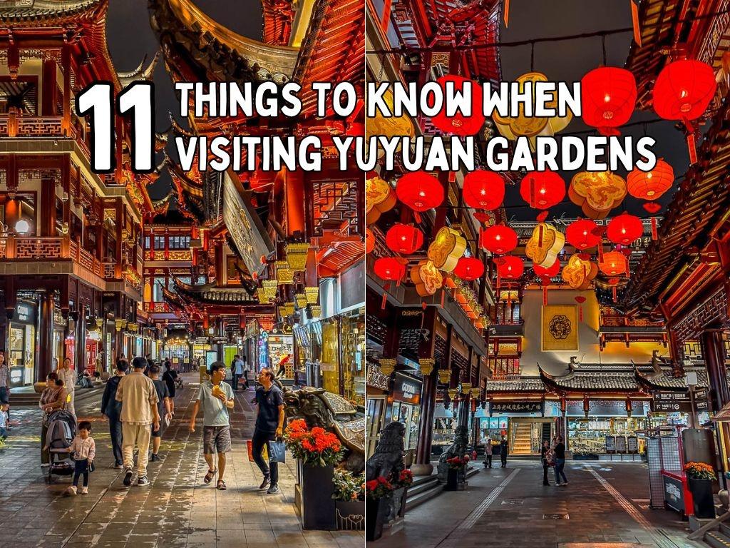 Yuyuan Gardens in Shanghai travel tips