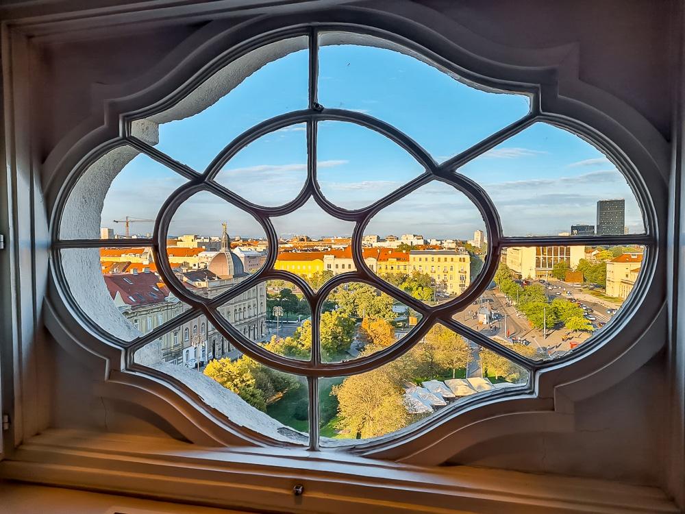view from 6th floor esplanade zagreb