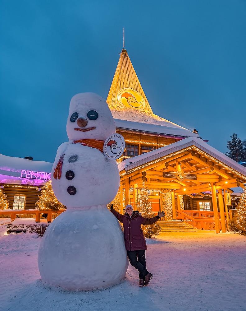 visit santa claus village in finland