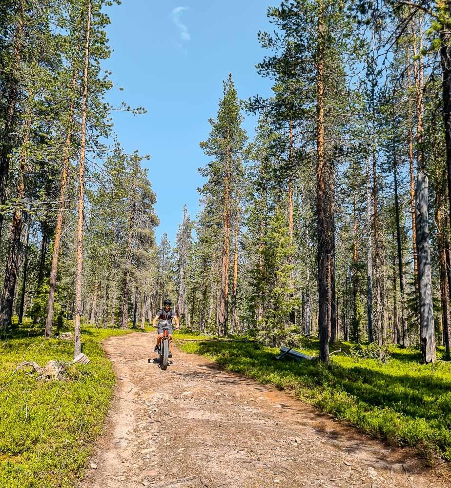 Yllas Pallas Yllastunturi National Park Biking