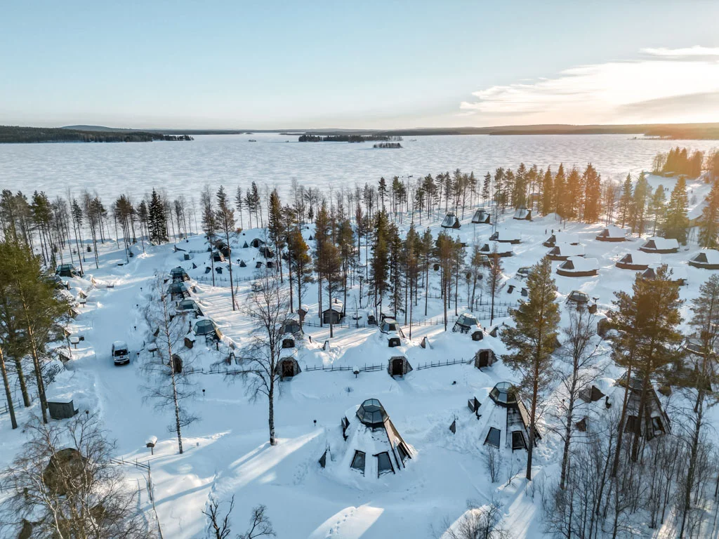 apukka resort rovaniemi drone 5
