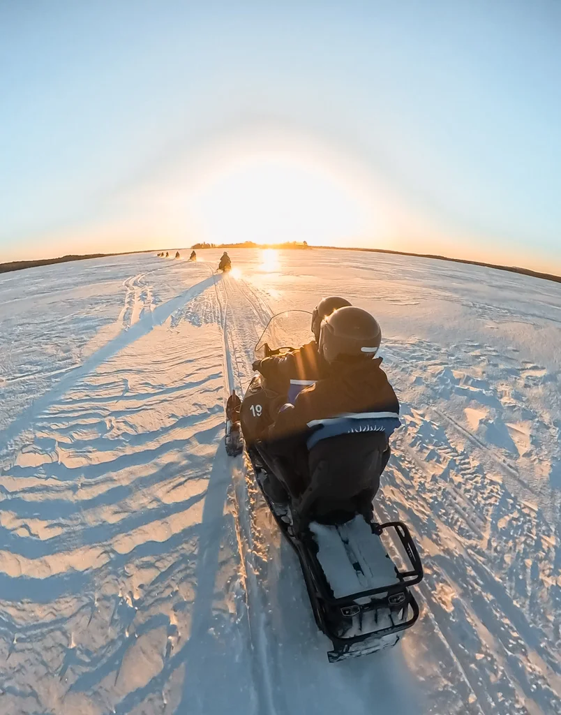 apukka resort rovaniemi snowmobile 5
