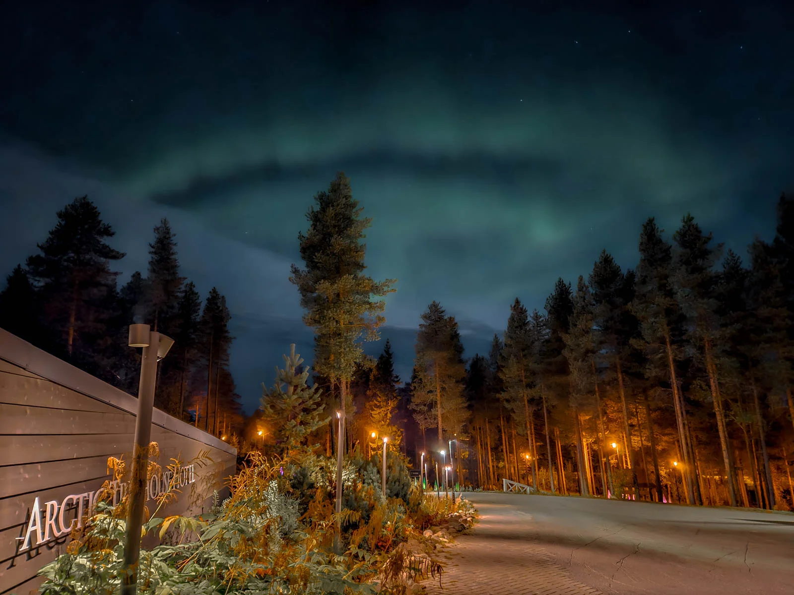 arctic treehouse hotel northern lights 4