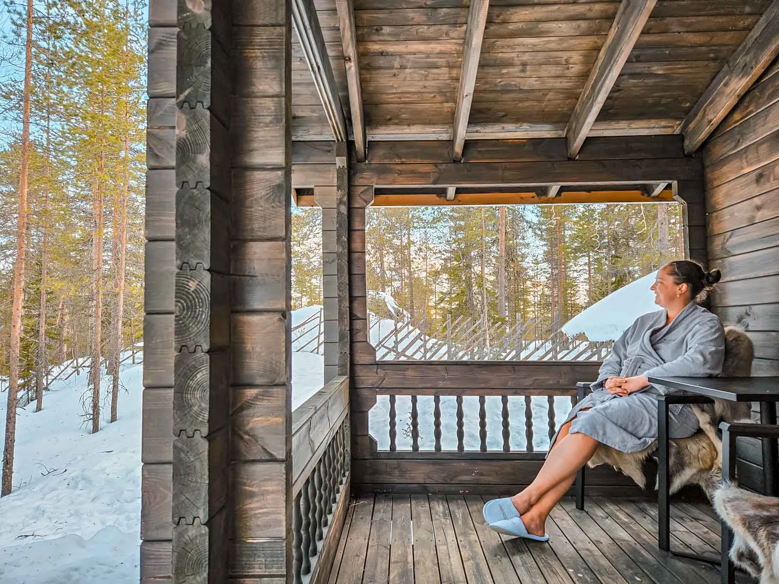 arctic treehouse lappish sauna 3