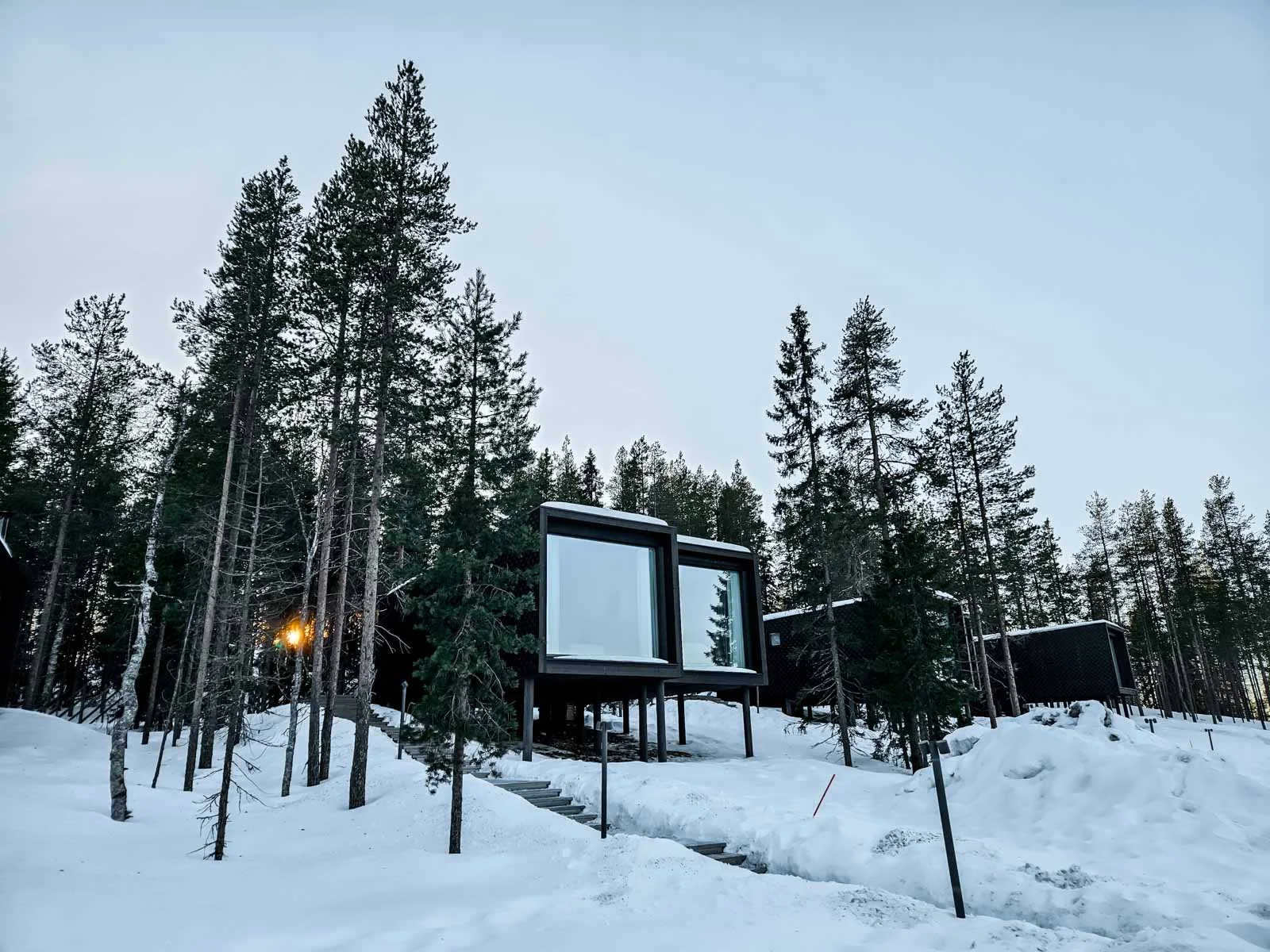 arctic treehouse winter 6