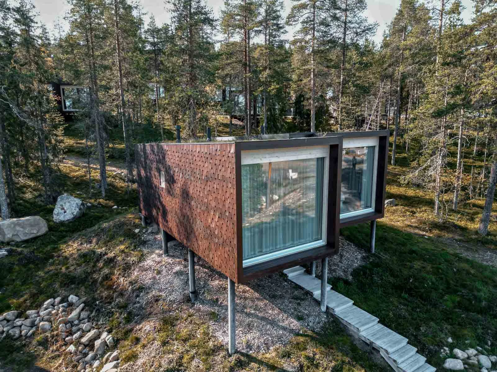 autumn rovaniemi arctic treehouse 1