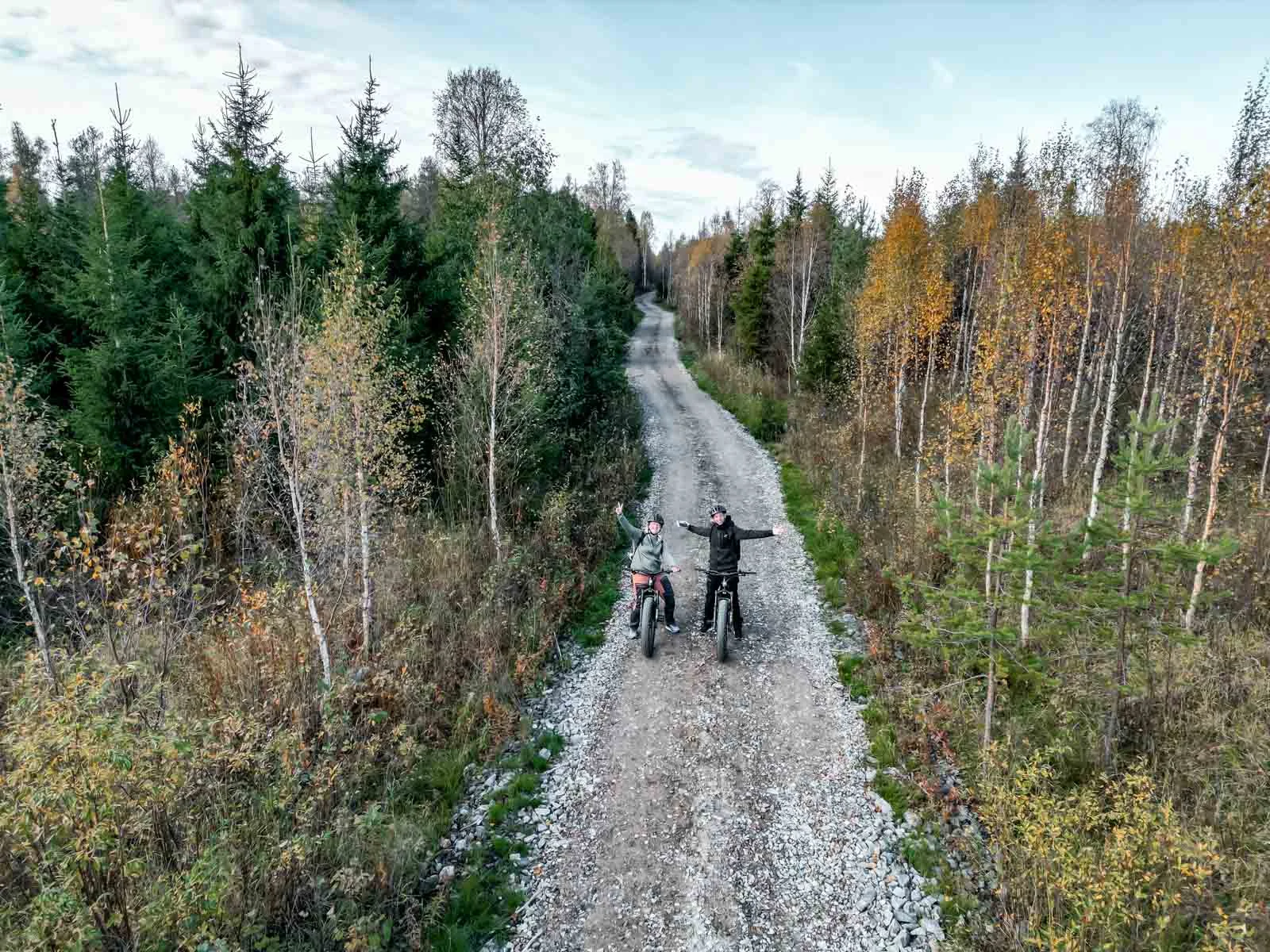 autumn rovaniemi biking 3