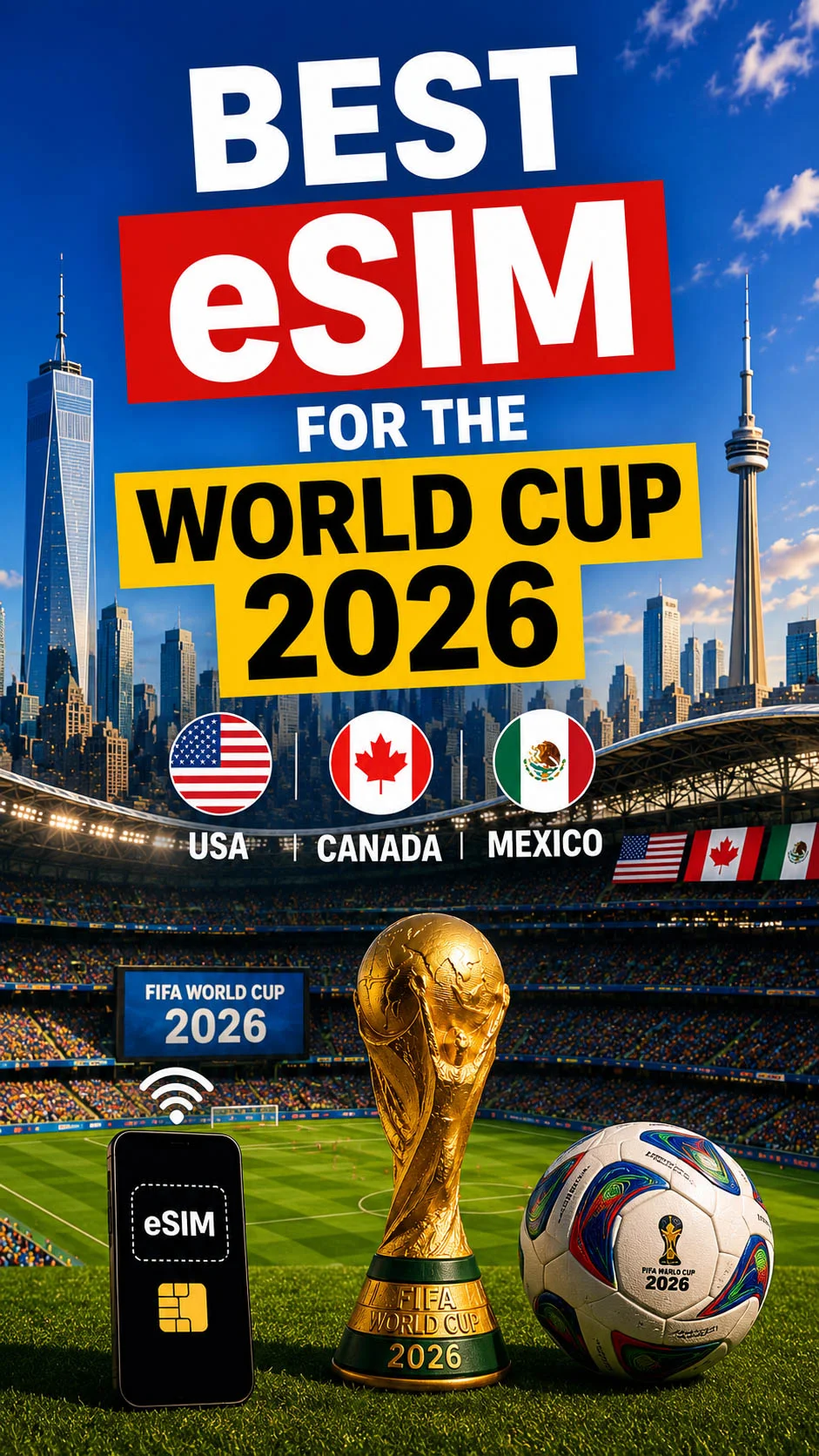 best esim for fifa world cup usa mexico canada