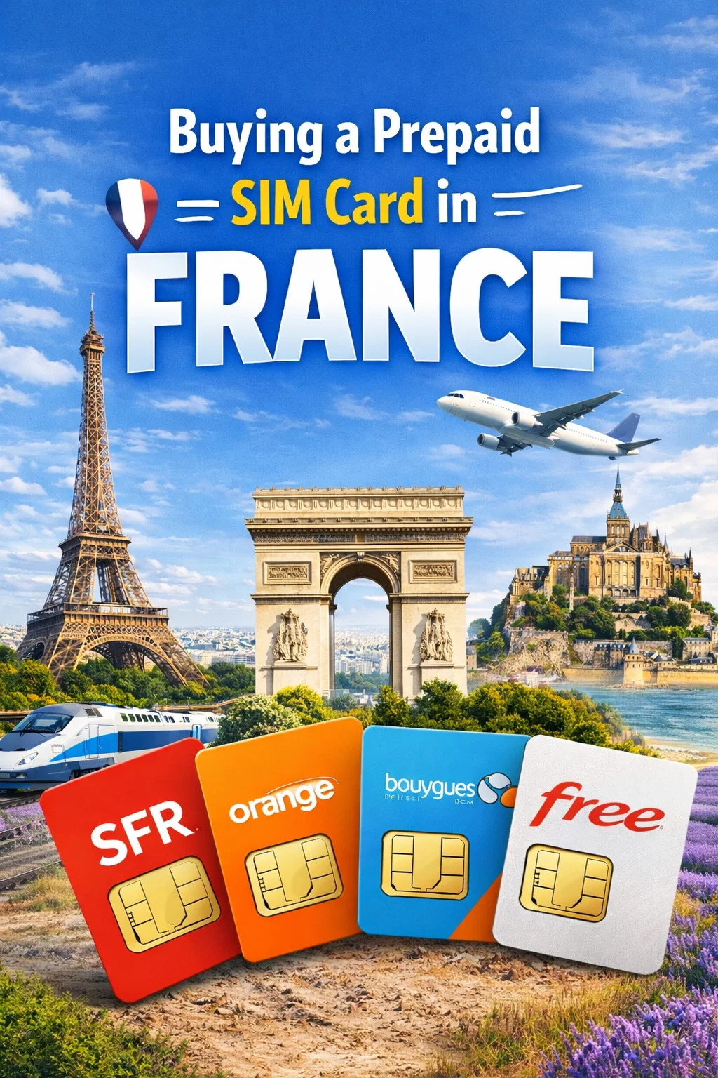 buying prepaid sim card in france