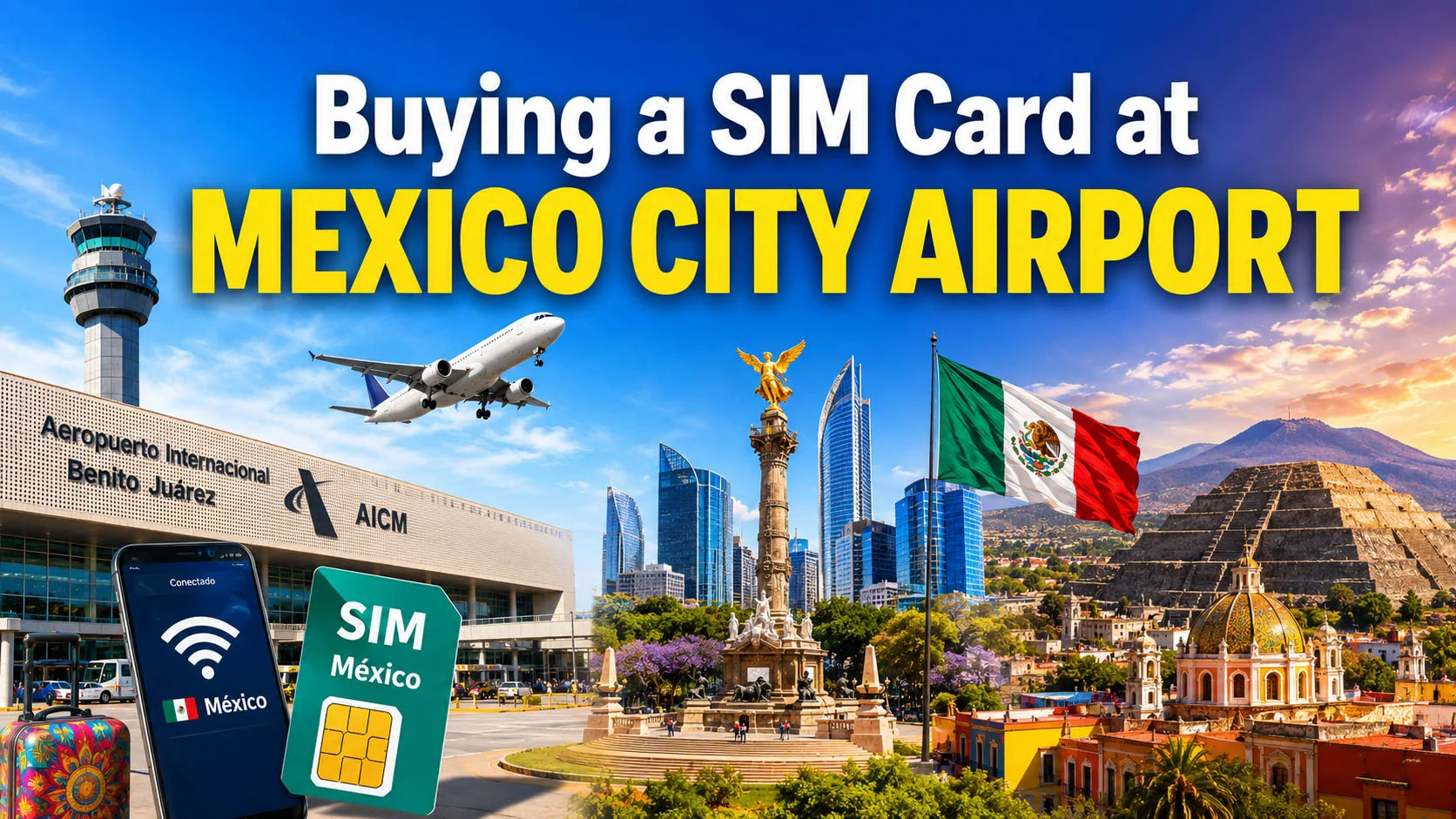buying a SIM card at Mexico City Airport