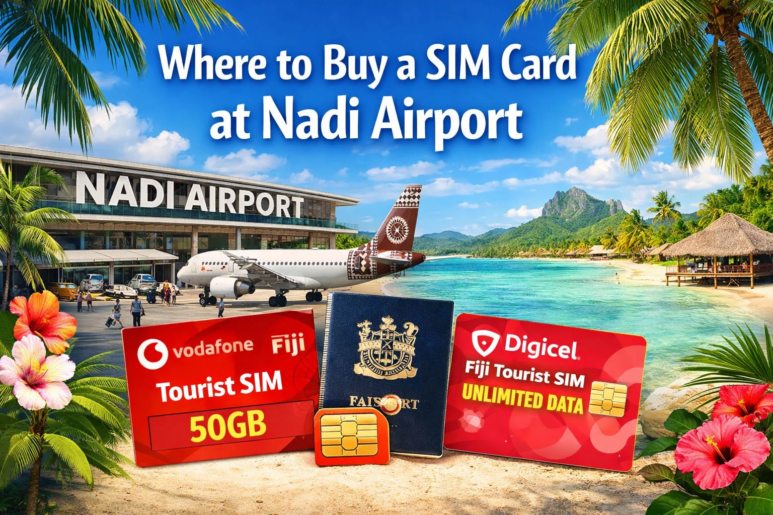 SIM card Nadi Airport Fiji