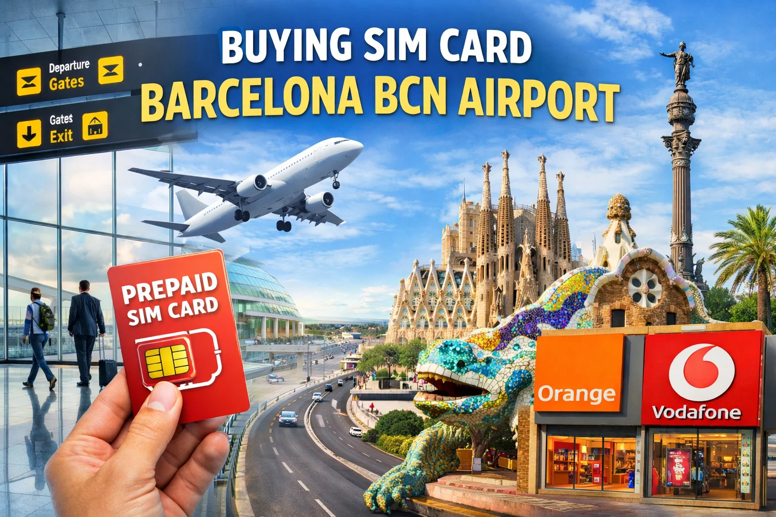 buying a sim card at barcelona airport