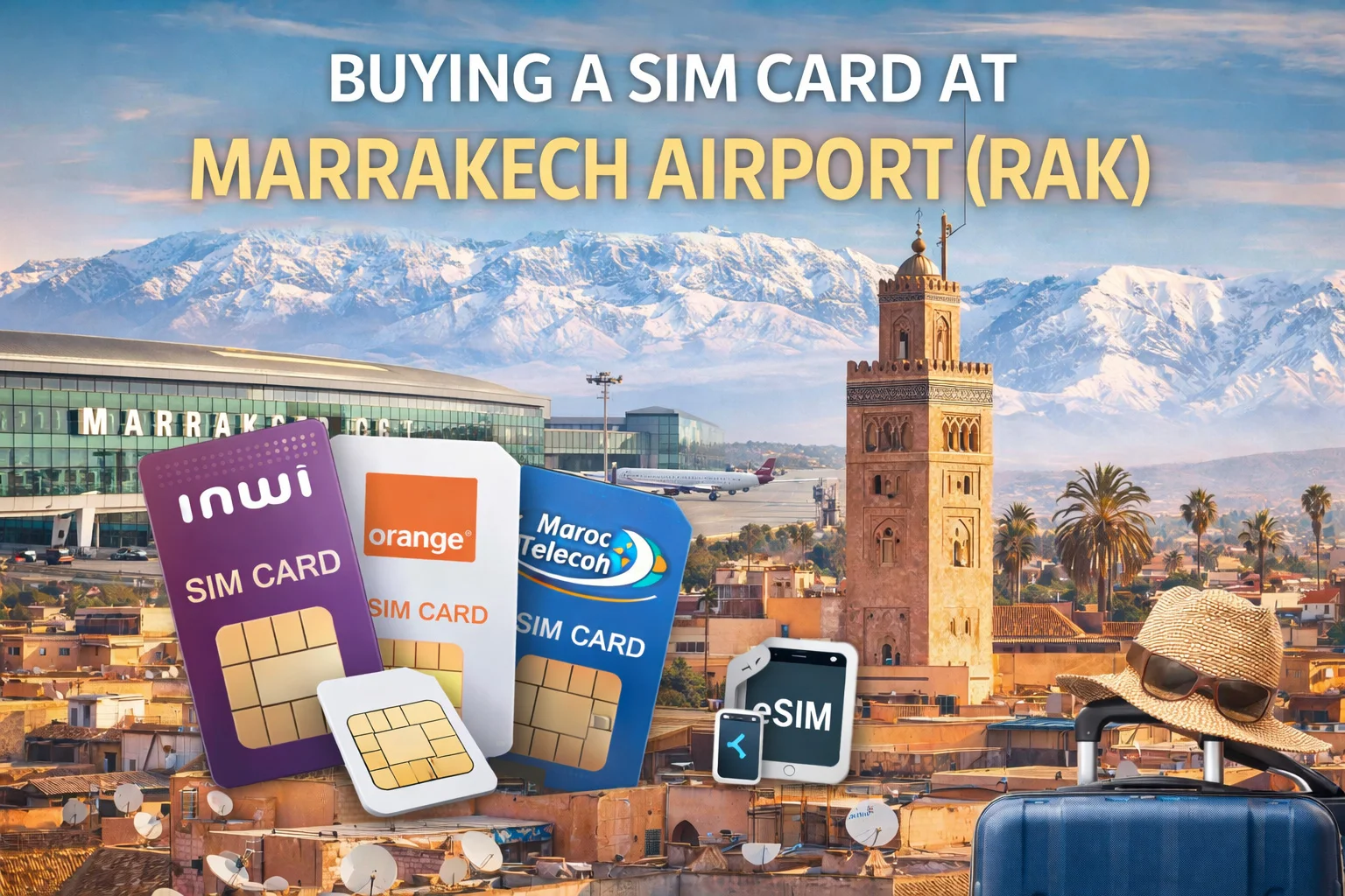 Buying a SIM Card at Marrakech Airport