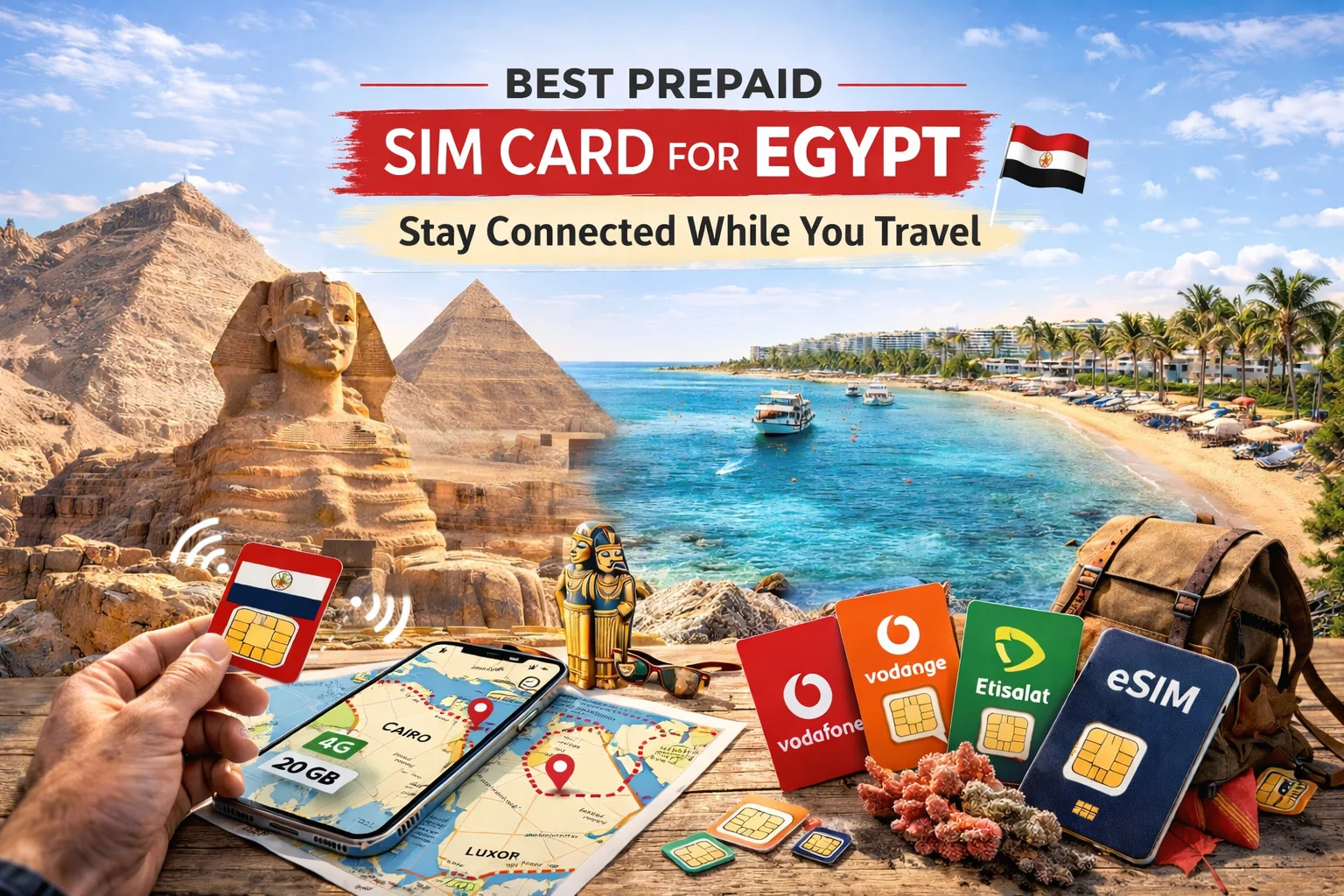 Best Prepaid SIM Card for Tourists in Egypt