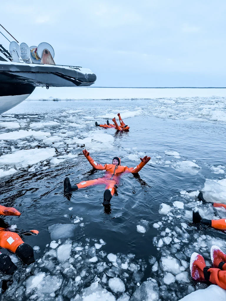 Ice floating sampo cruise