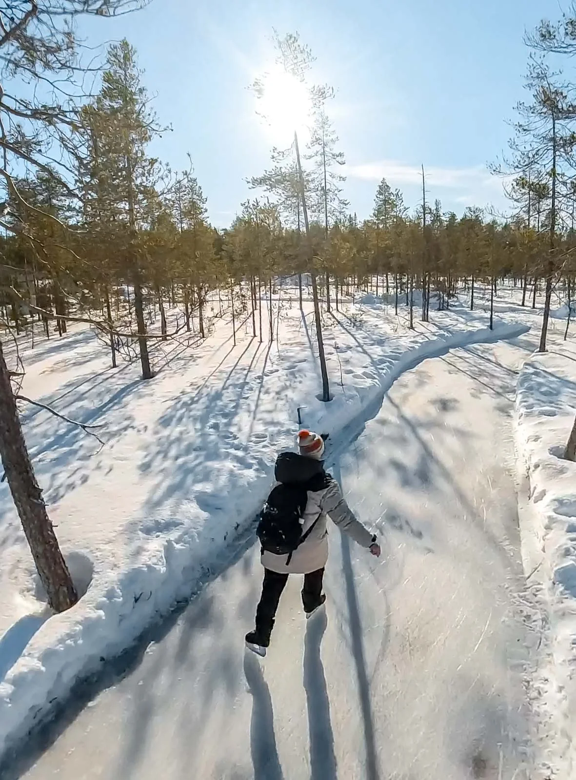 kotatieva winter park forest ice skating 4