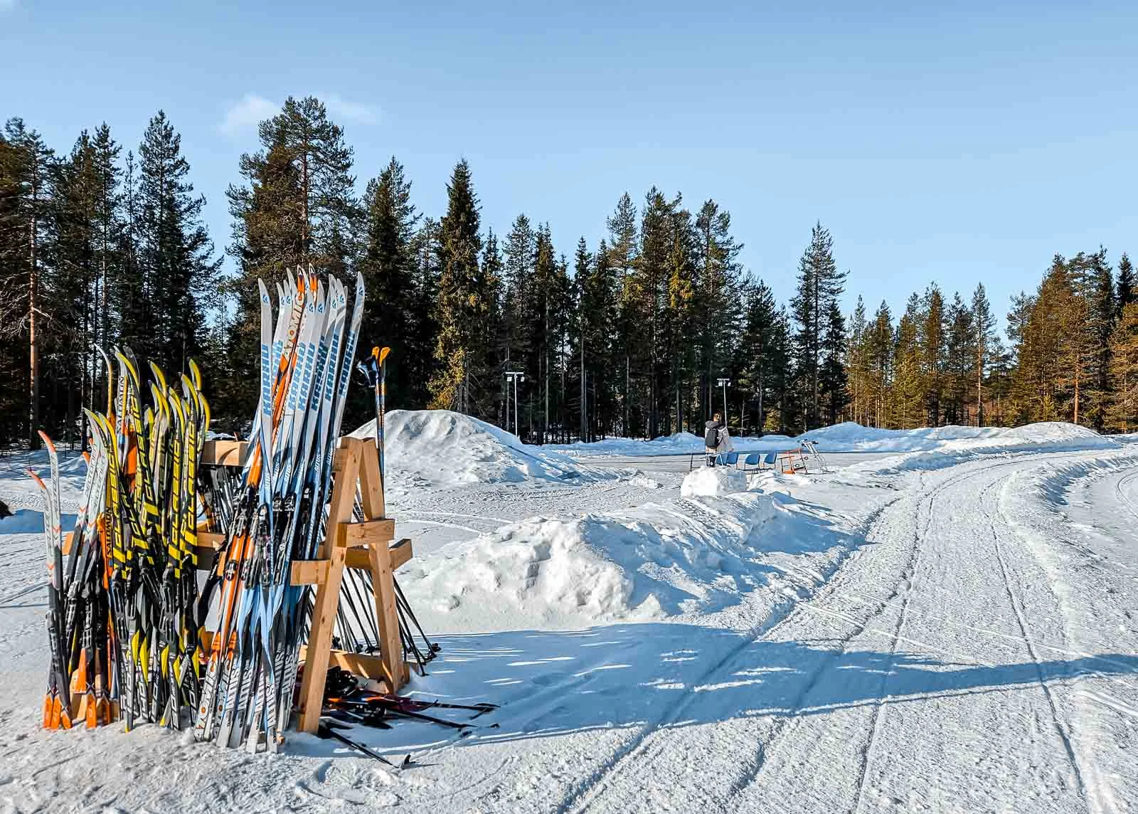 lapland winter park cross country ski 1