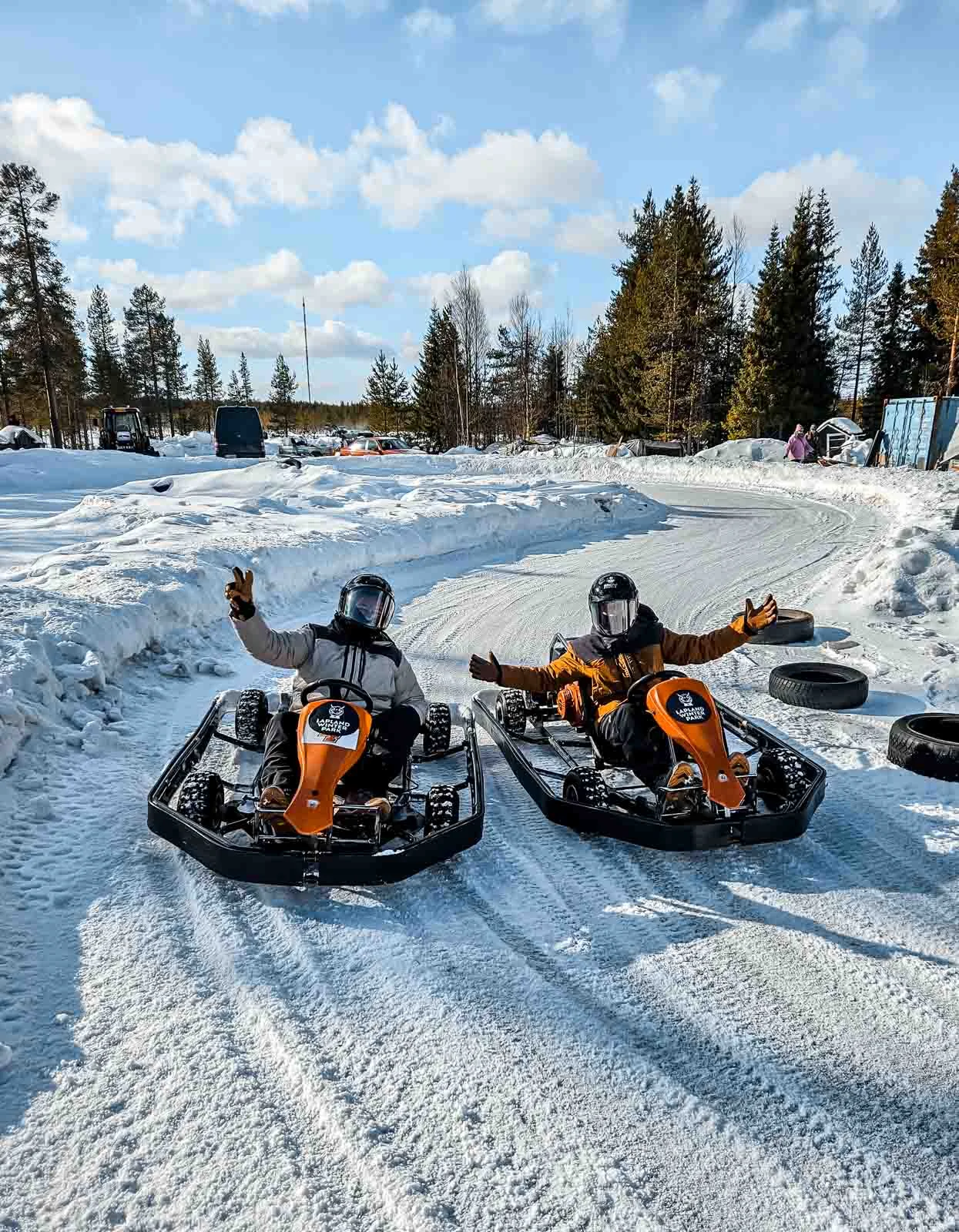 lapland winter park ice karting 3