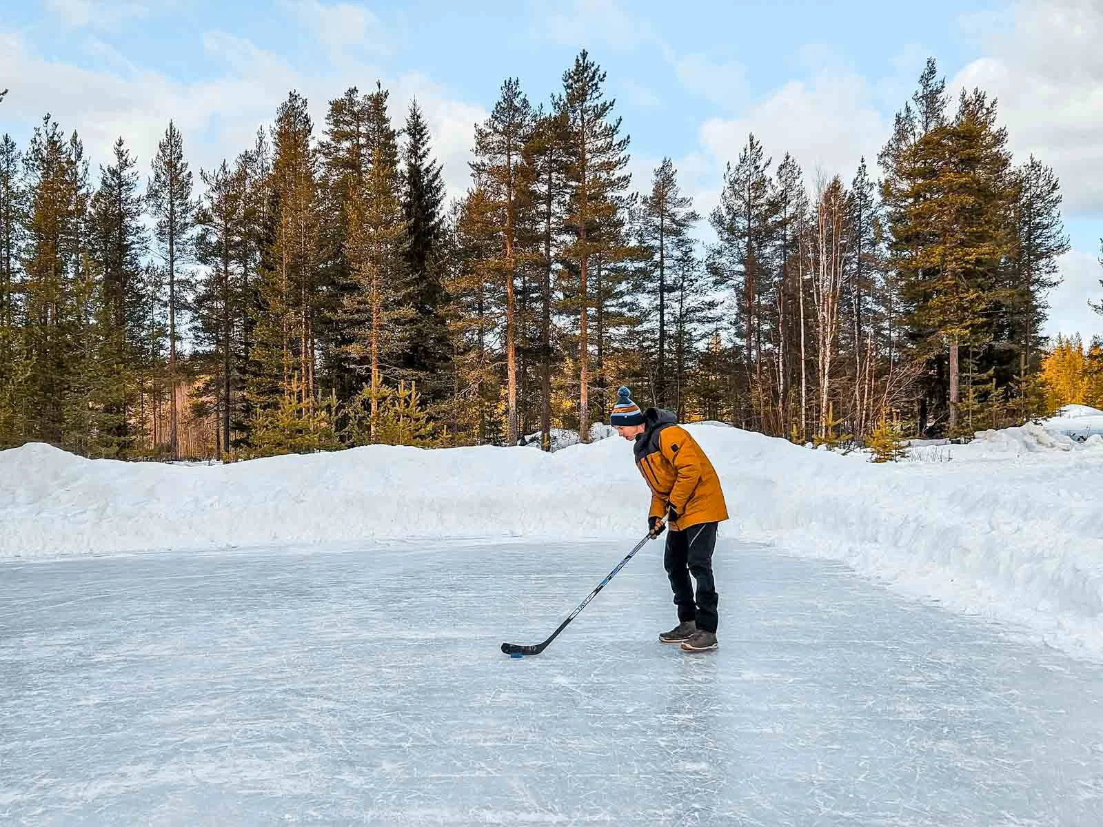 lapland winter park ice skating 1