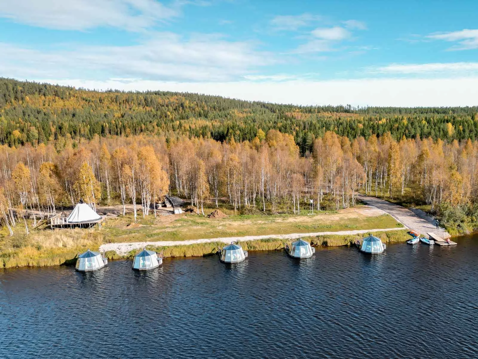 nova galaxy village rovaniemi drone 2