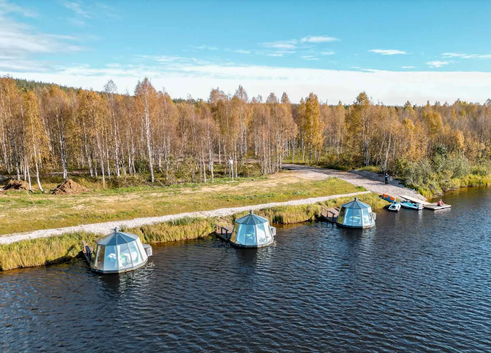 nova galaxy village rovaniemi drone 1