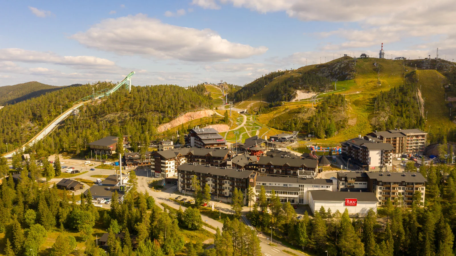 ruka kuusamo rukavillage drone joshwalker
