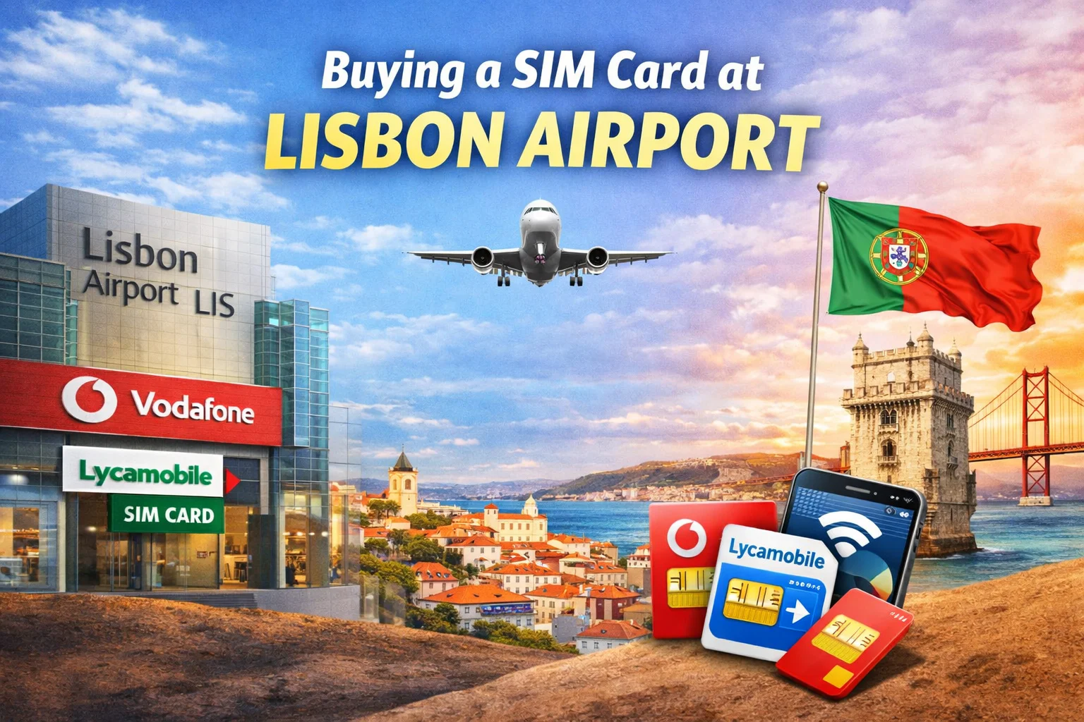 buying sim card at Lisbon airport