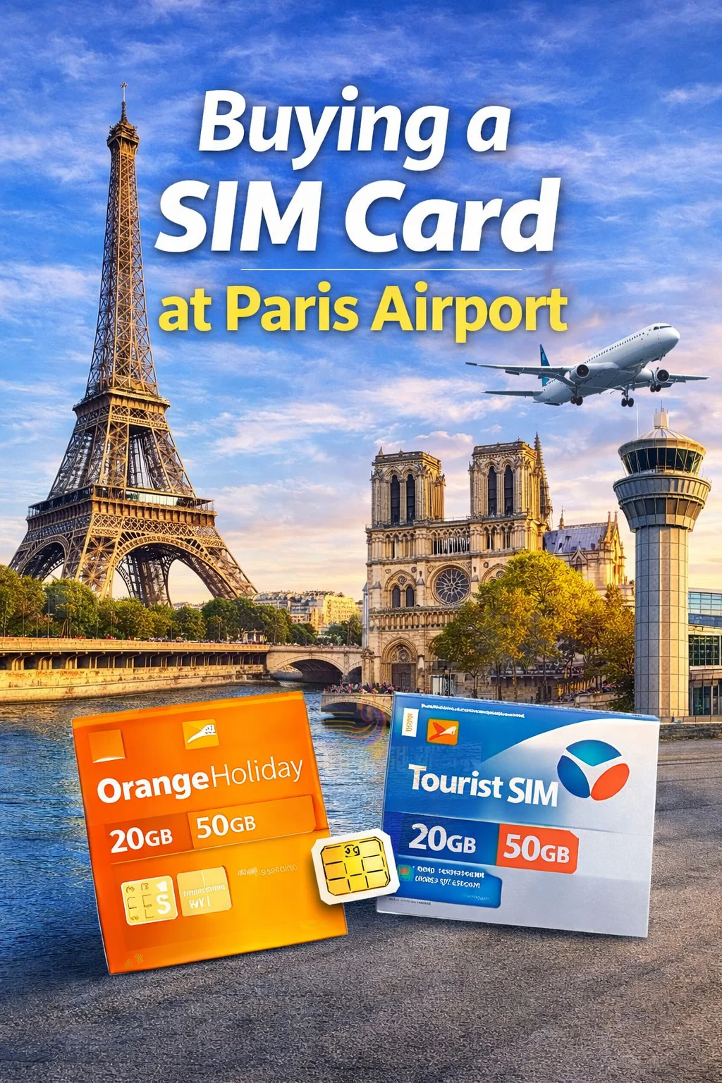 sim card guide paris airport