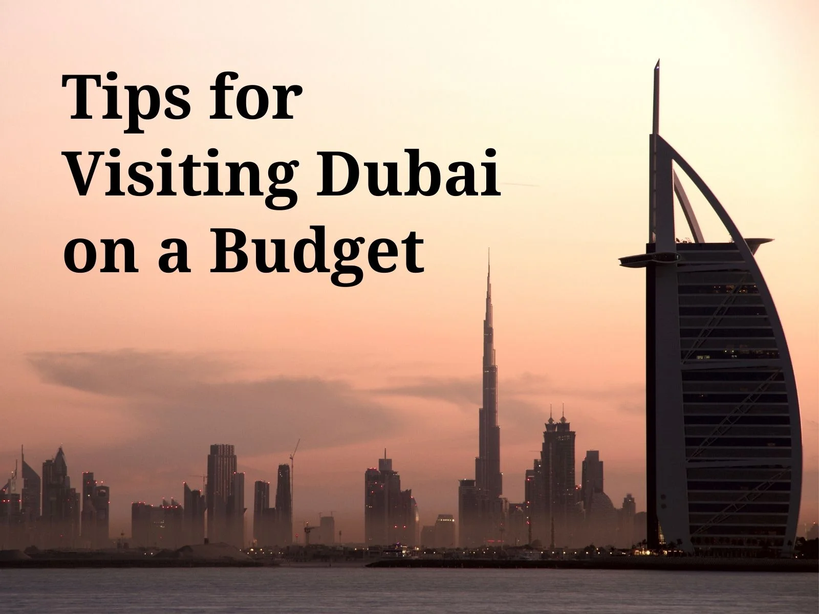 travel to dubai budget tips